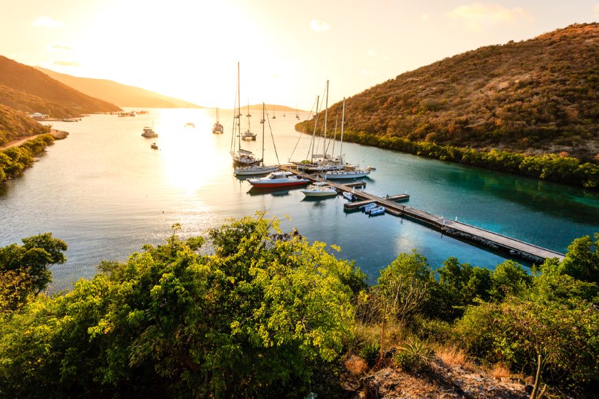 Virgin gorda in british virgin island.
