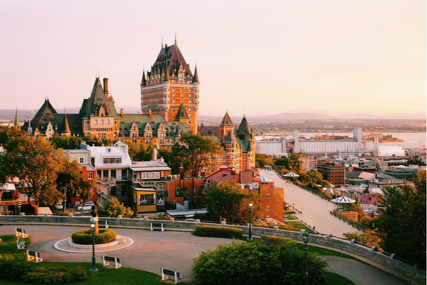 Frontenac in Old Quebec Canada.