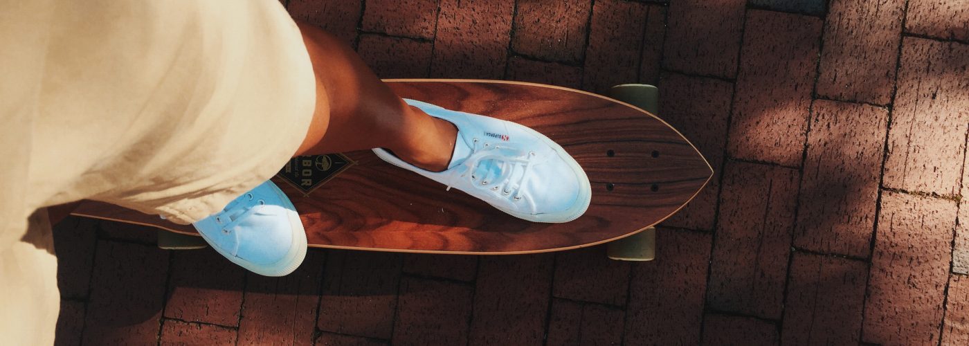 Riding Skateboard