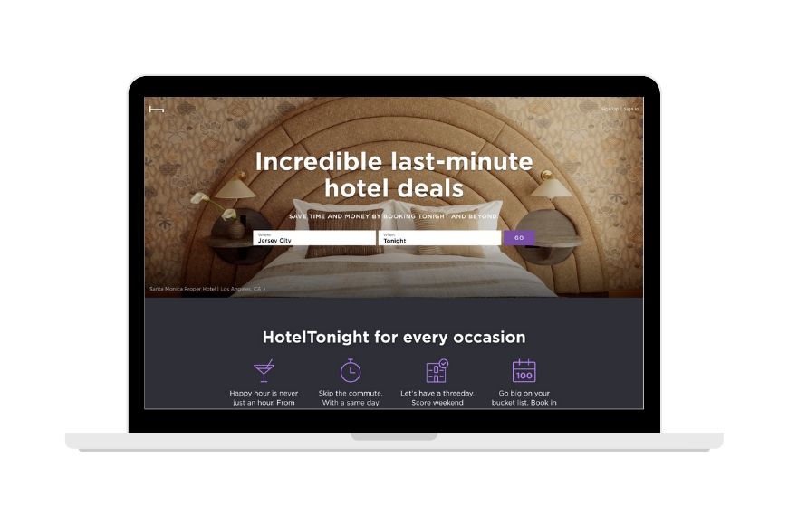 HotelTonight screenshot