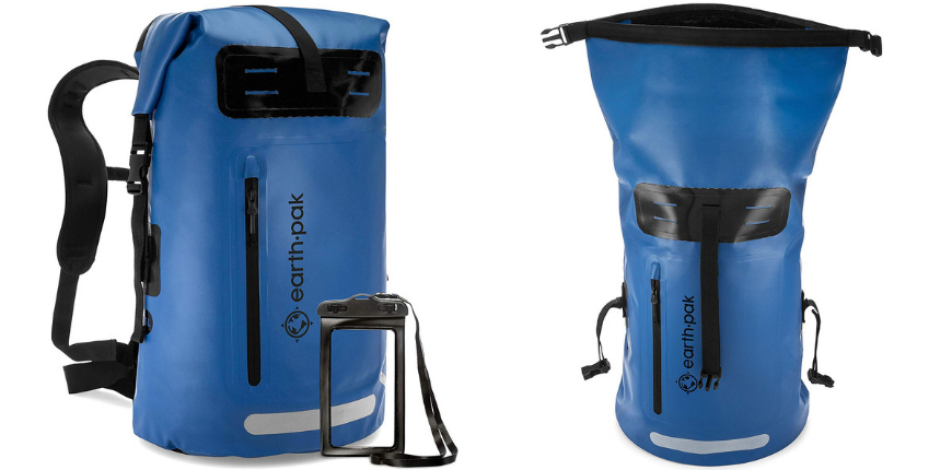 Earth pak summit dry bag backpack