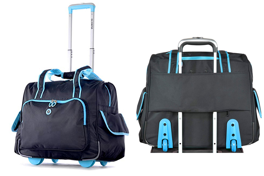 Olympia Deluxe Fashion Rolling Overnighter