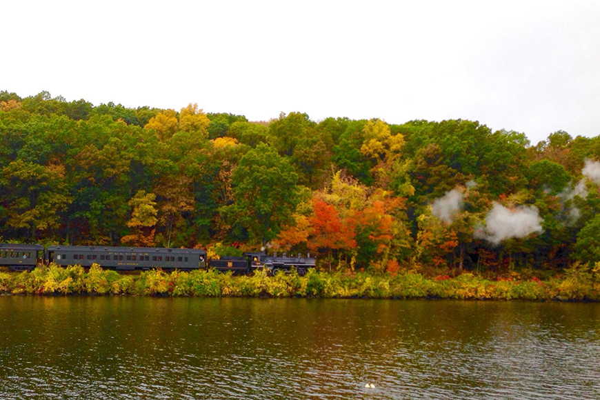 essex steam train autumn.