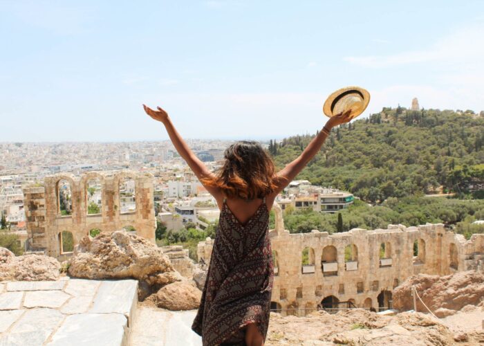 Athens Greece cheapest places to fly spring.