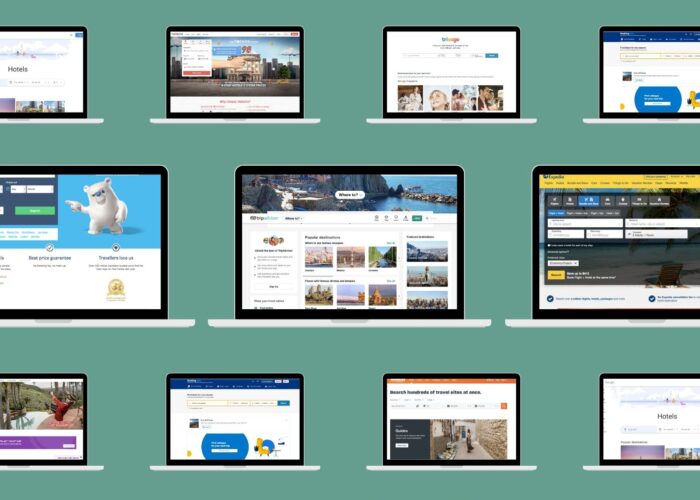 laptop screens booking sites