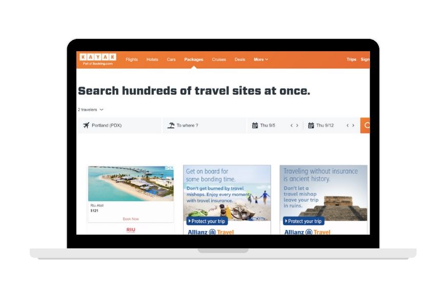 kayak screenshot
