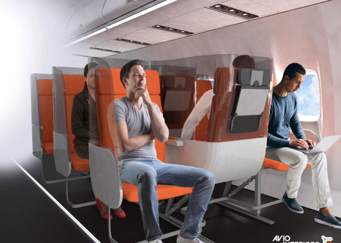 Janus plane seats Aviointeriors.