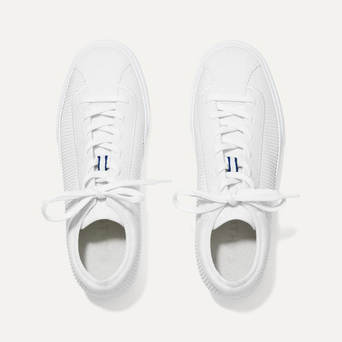 Rothy’s The Lace Up white sneakers