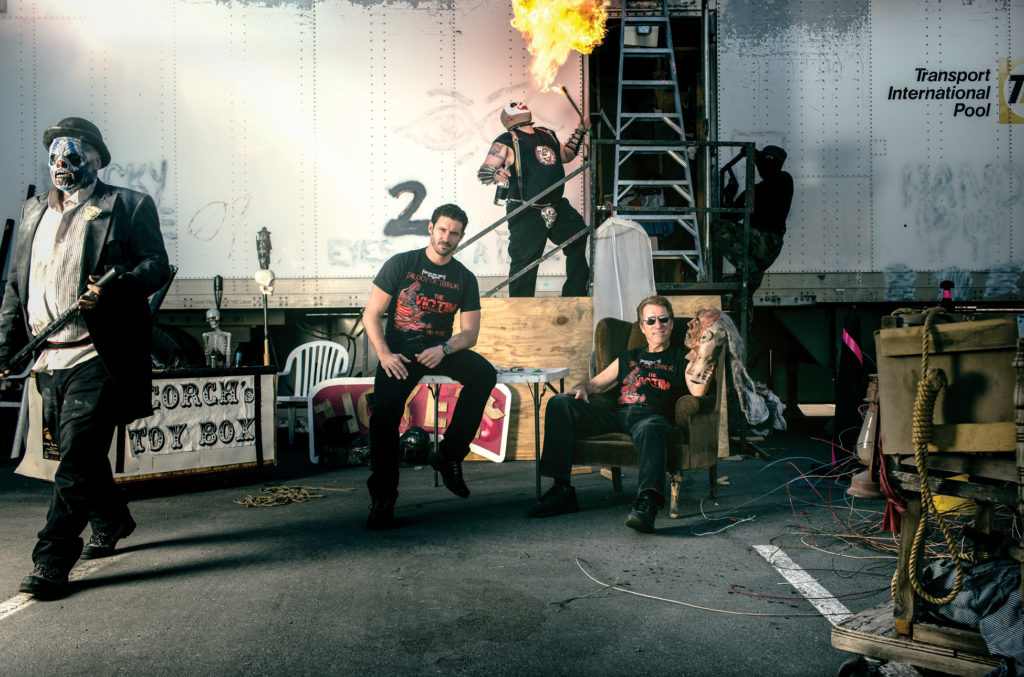 The owners and performers of Gates of Hell, Nevada haunted house in Nevada