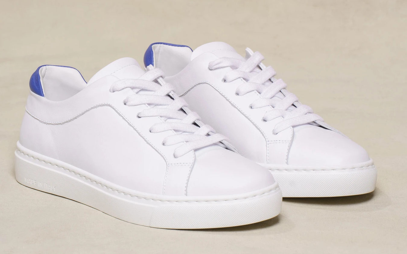 M. Gemi The Palestra x Peroni white sneakers
